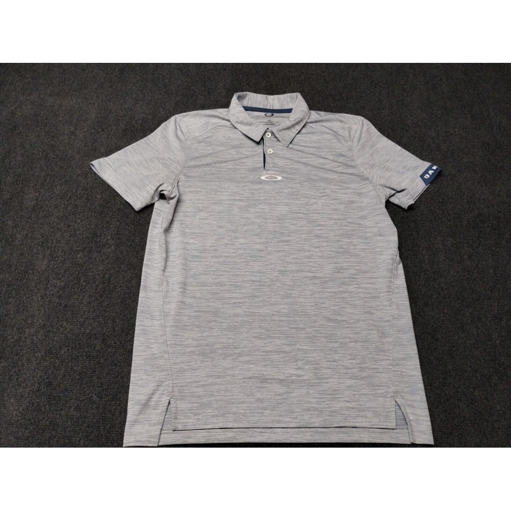 Oakley Shirt Women SP Small Petite Gray Loose Golf Polo Opium Streetwear O Logo